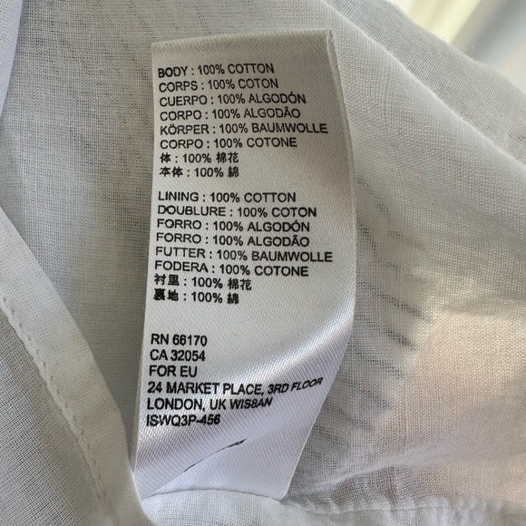 Urban Outfitters Positano Striped Cotton Button Down Midi Dress - Picture 8 of 8